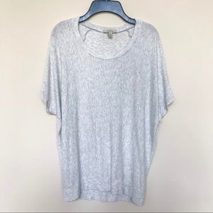 Anthropologie Bordeaux Gray Dolman Top XS